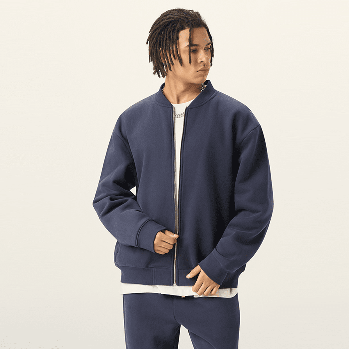 Unisex Fleece Zip-Up Jacket