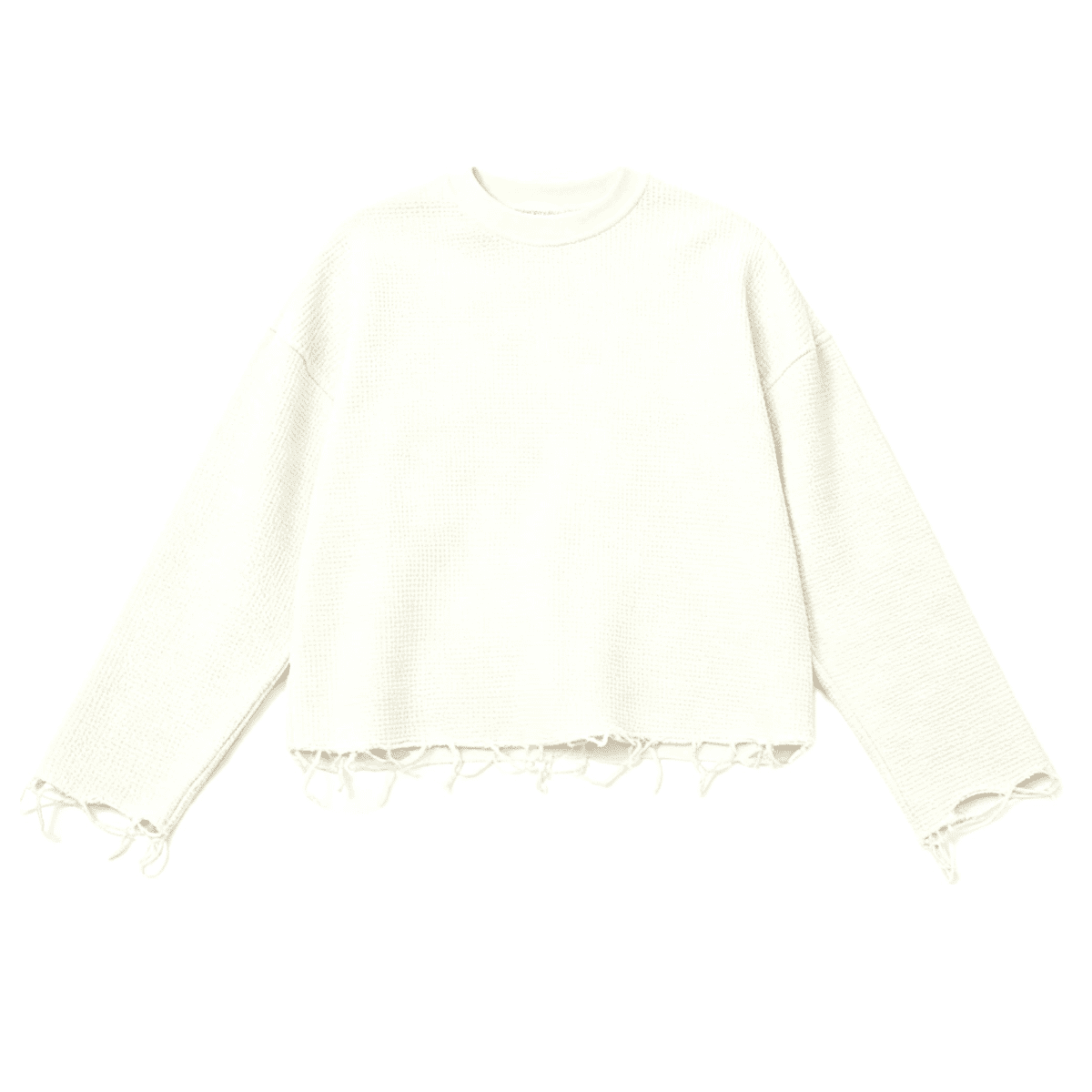 Unisex Cropped Long Sleeve Shirt