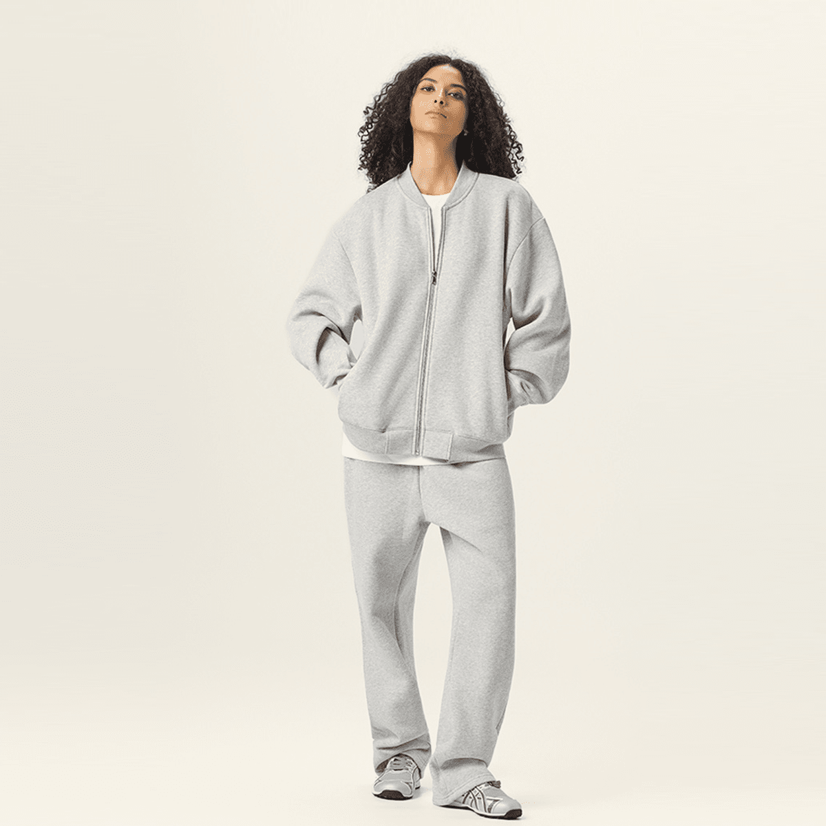 Unisex Fleece Zip-Up Jacket