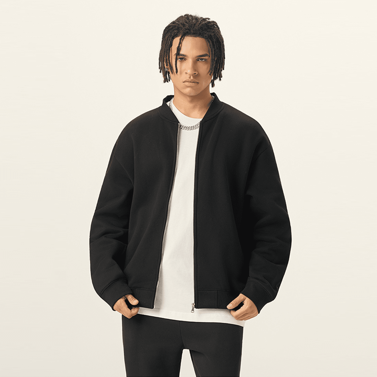 Unisex Fleece Zip-Up Jacket